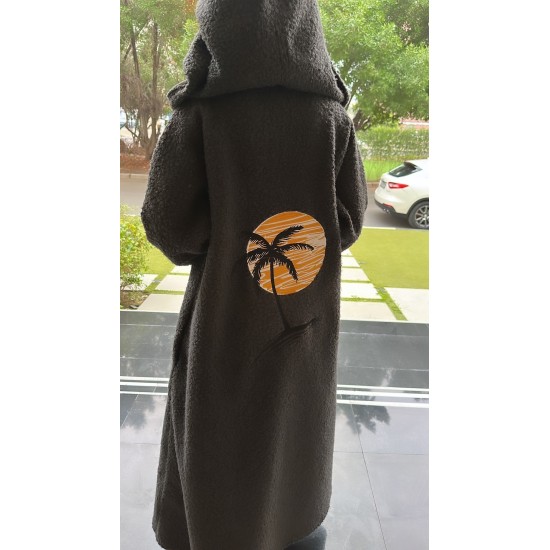 Bisht Embroidery Hoodie بشت