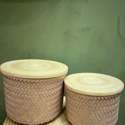 S/2 High Basket اكسسوارات  Copper Blush