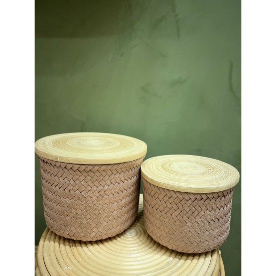 S/2 High Basket اكسسوارات  Copper Blush