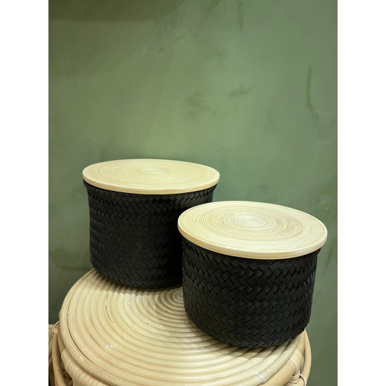 S/2 High Basket اكسسوارات منزليه Black