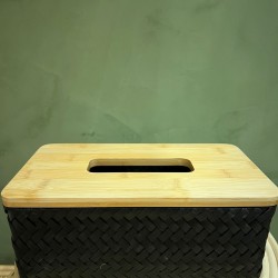 Tissuebox R Basket  اكسسوارات منزليه black