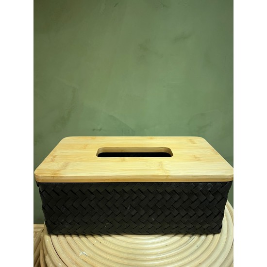 Tissuebox R Basket  اكسسوارات منزليه black