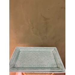S/2 FLAT TRAY كسسوارات منزليه TURQUOISE