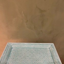 S/2 FLAT TRAY كسسوارات منزليه TURQUOISE