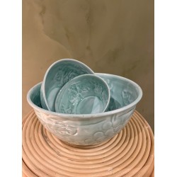 S/3 BOWL  كسسوارات منزليه TURQUOISE