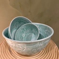 S/3 BOWL  كسسوارات منزليه TURQUOISE