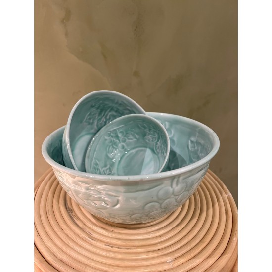 S/3 BOWL  كسسوارات منزليه TURQUOISE