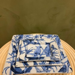 S/3 Ashtray كسسوارات منزليه Blue Parrots