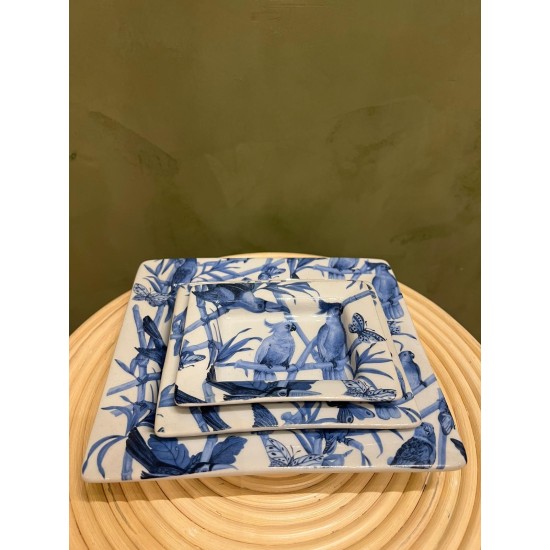 S/3 Ashtray كسسوارات منزليه Blue Parrots