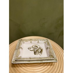 S/2 ASHTRAY  كسسوارات منزليه  GREEN DOG