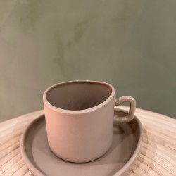 Espresso cup w/ saucer S/4 كسسوارات منزليه beige