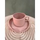 Espresso cup w/ saucer S/4 كسسوارات منزليه pink