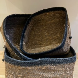 Basket S/3 كسسوارات منزليه brown/black