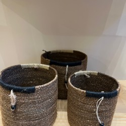 Basket S/3 كسسوارات منزليه brown