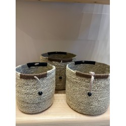 Basket S/3 كسسوارات منزليه natural