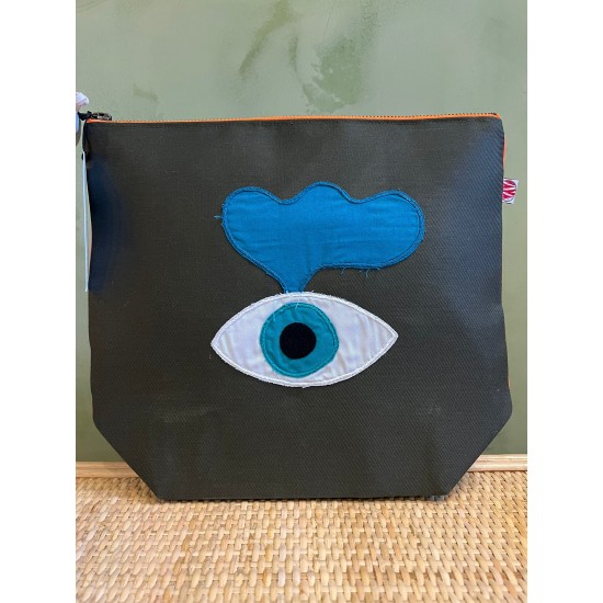 Khaki Green Eye اكسسوارات Toilet Kits