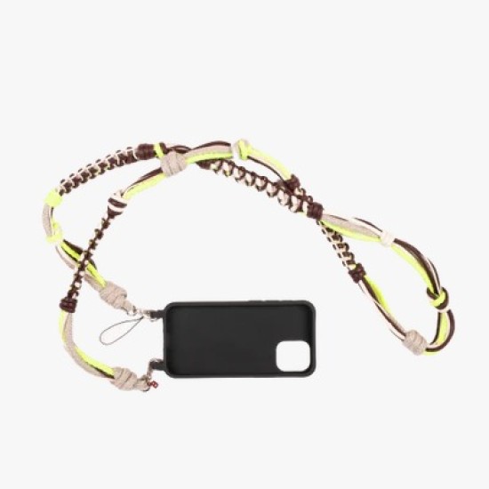 Phone Strap Flou Yellow & Natural Mix اكسسوارات
