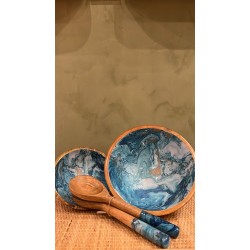 Bowl Marble Blue S/3 اكسسوارات