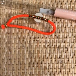 GOLD PLATED LETTER BRACELET 