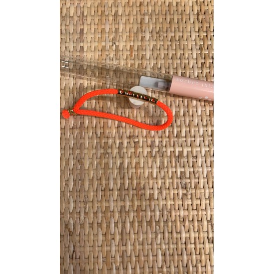 GOLD PLATED LETTER BRACELET 