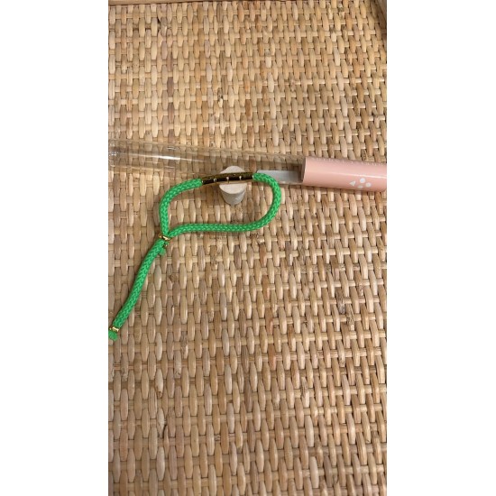 GOLD PLATED LETTER BRACELET 