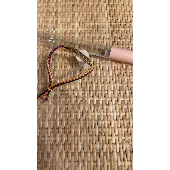 GOLD PLATED LETTER BRACELET 