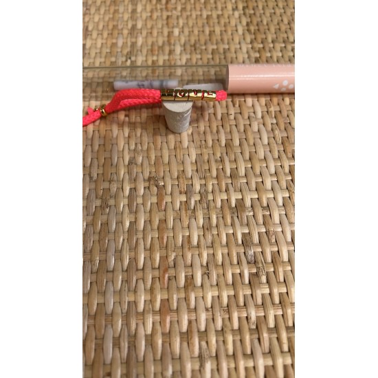 GOLD PLATED LETTER BRACELET 