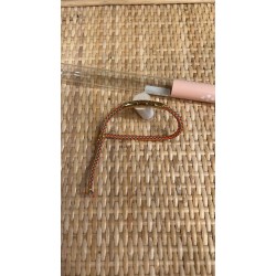 GOLD PLATED LETTER BRACELET 