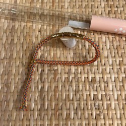 GOLD PLATED LETTER BRACELET 