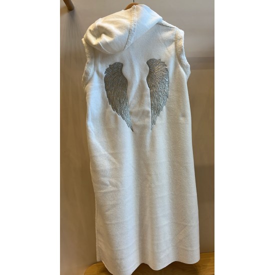 Wings -White X Silver