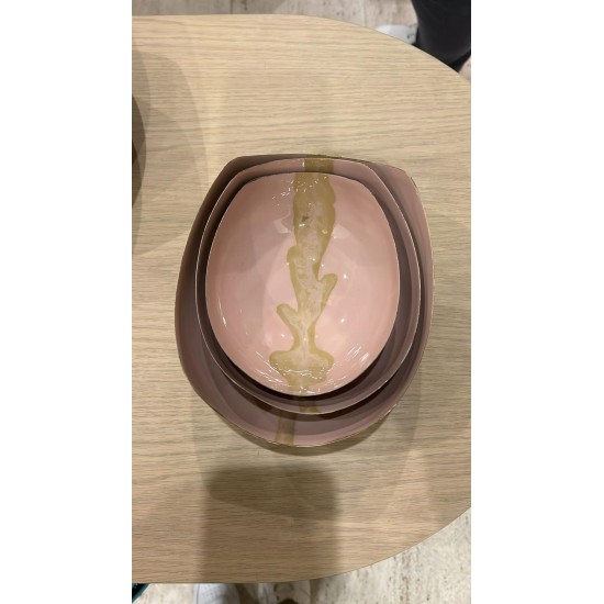 Niqsa 1 Metal Cup Venizia S/3 اكسسوارات منزليه