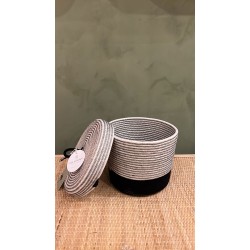 Lidded Cylinder XL Black Liquorice اكسسوارات منزليه