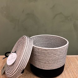 Lidded Cylinder XL Black Liquorice اكسسوارات منزليه