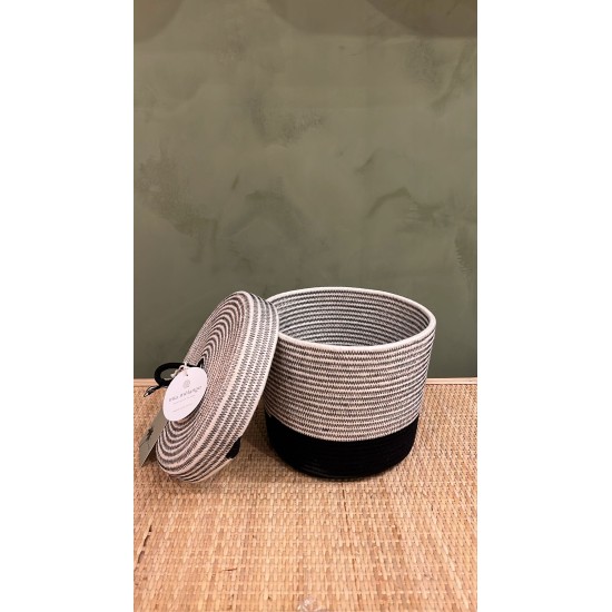 Lidded Cylinder XL Black Liquorice اكسسوارات منزليه