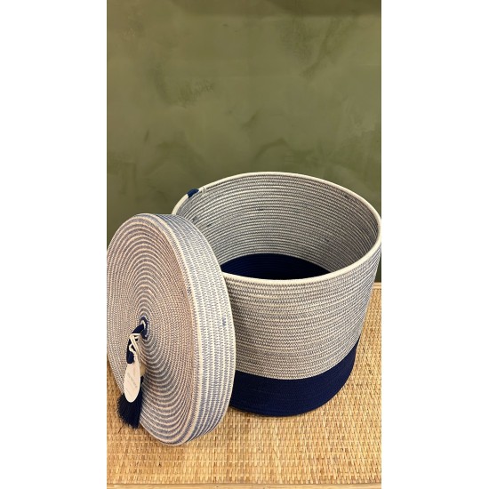 Lidded Cylinder Standard  Royal Blue Liquorice اكسسوارات منزليه