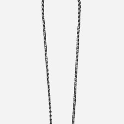 Black silver chain اكسسوارات