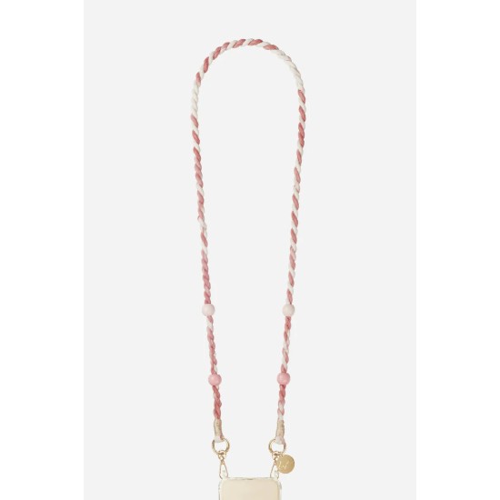 Pink dye rose chain اكسسوارات