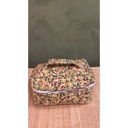 Light Yellow, Flowers Square Vanity Bag اكسسوارات