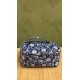 Blue, White Flowers Square Vanity Bag اكسسوارات