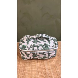 White ,Green Falcons Square Vanity Bag اكسسوارات