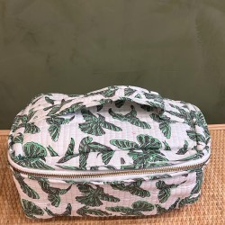 White ,Green Falcons Square Vanity Bag اكسسوارات