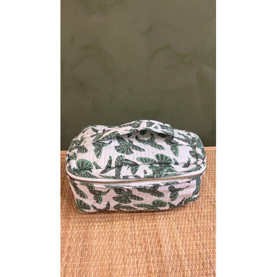 White ,Green Falcons Square Vanity Bag اكسسوارات