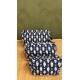 Dark Blue,White fish Toiletry Bags S/3 اكسسوارات