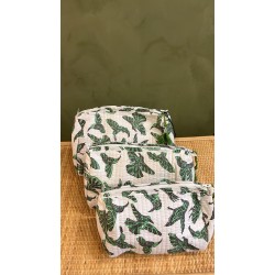 White,Green Falcons Toiletry Bags S/3 اكسسوارات