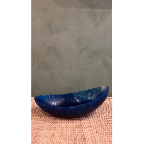 Royal Blue Cresent Bowl اكسسوارات منزليه