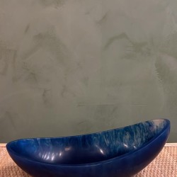 Royal Blue Cresent Bowl اكسسوارات منزليه